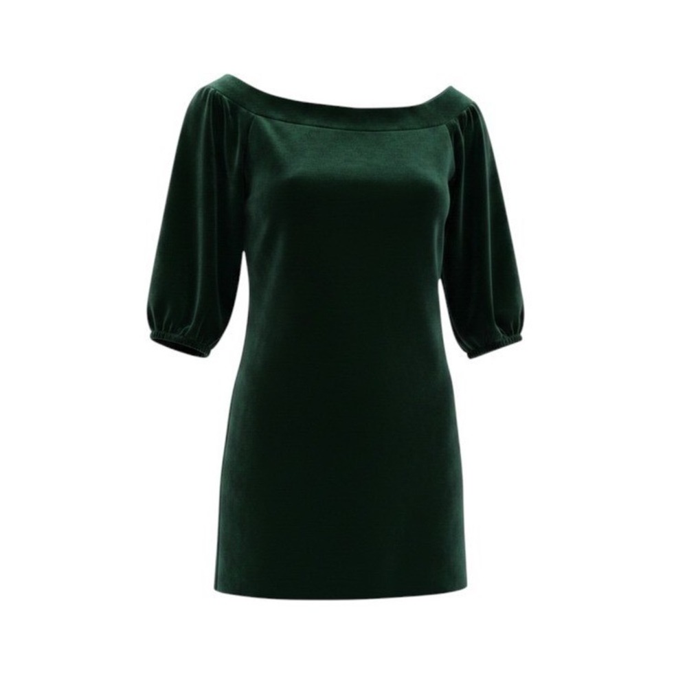 Vince Camuto‎ Emerald Green Velvet Dress